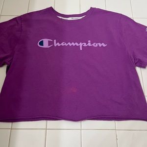 cropped champion Tee Shirt